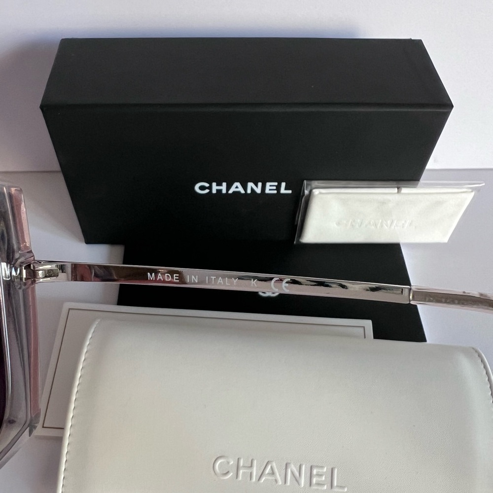 Chanel Square Sunglasses Ch6051 Grey/Mirror Clear. - Picture 9 of 11